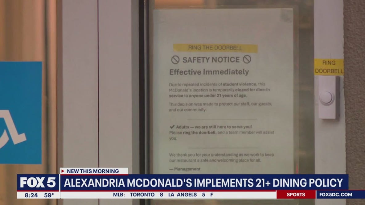 Alexandria McDonald's suspends dine-in service for some customers